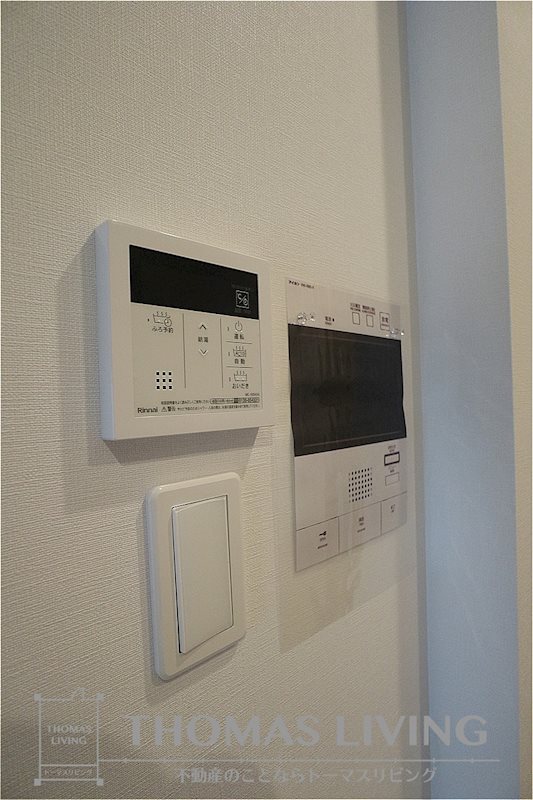 セキュリティ　モニター付きインターフォン。