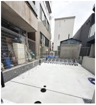 駐車場　駐輪場です