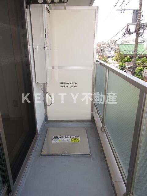 バルコニー　落ち着いた時間を過ごせるバルコニーです