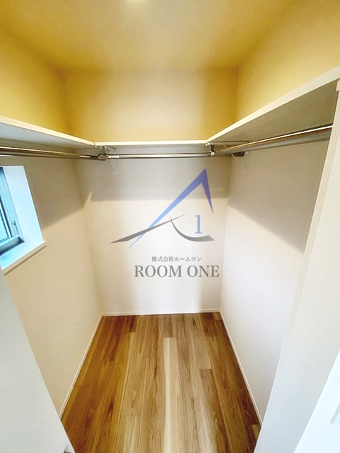 収納　ウォークインクローゼットです。