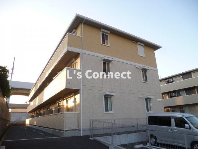 建物外観　都市ガス使用のアパートです。