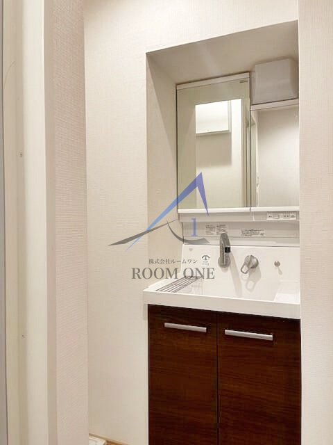洗面設備　洗面台です。