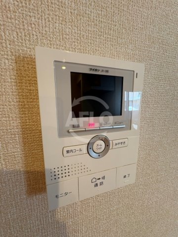 セキュリティ　メゾン ド フルールII　モニター付きインターホン