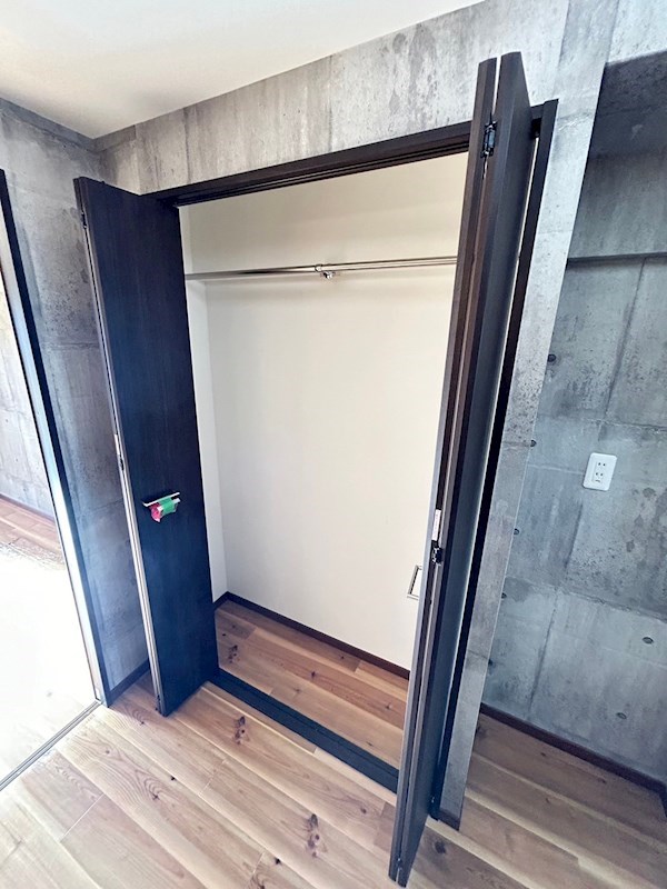 収納　たっぷりとした収納スペースです