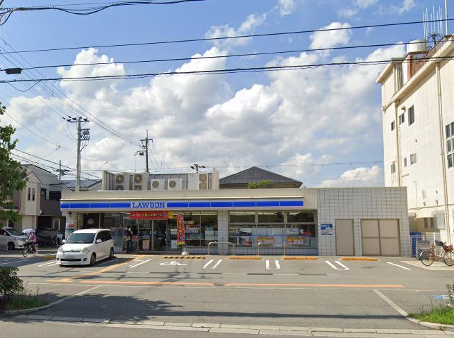 コンビニ　ローソン 西宮中須佐町店（コンビニ）まで447m