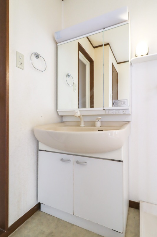 洗面設備　図面と現状に相違がある場合には現状を優先