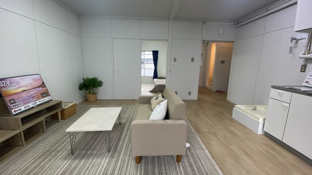 建物外観　１号棟のモデルルームの写真です　※家具家電付きではありません