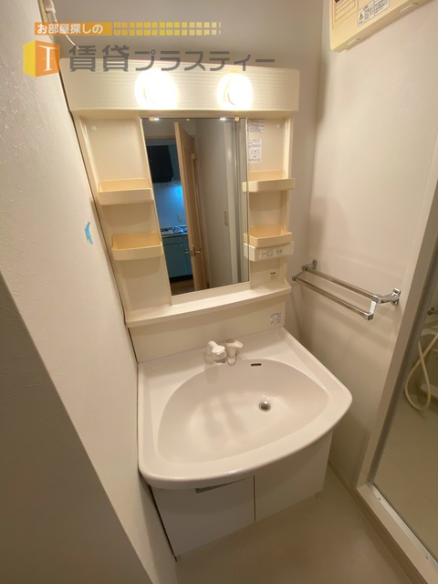 洗面設備　独立洗面嬉しいですね