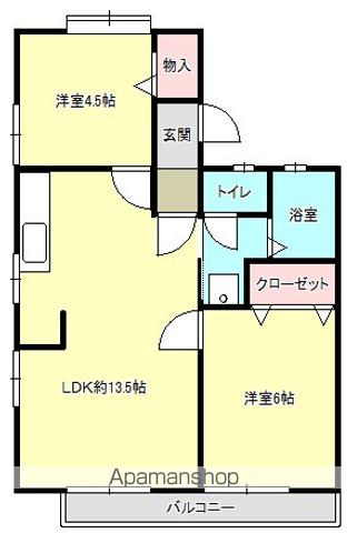 カーサ浅井の間取り写真