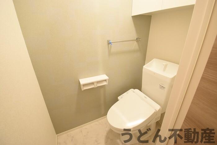 トイレ　うどん県のお部屋探しはうどん不動産へ うどんちゃんとLINE
