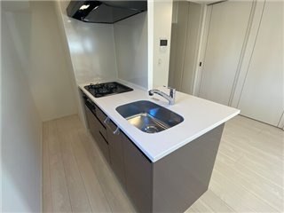 キッチン　料理のしやすいカウンターキッチン仕様