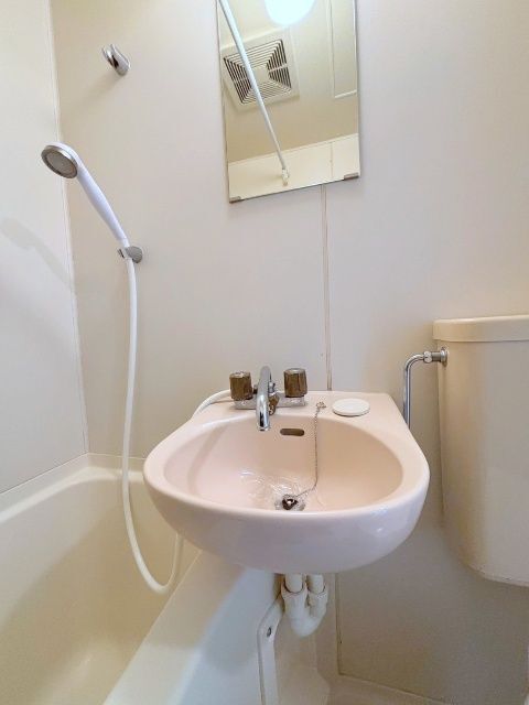 洗面設備　※写真は別号室です。