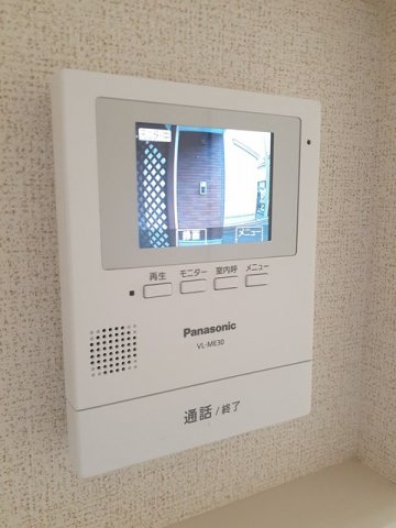 セキュリティ　モニター付きインターホンです