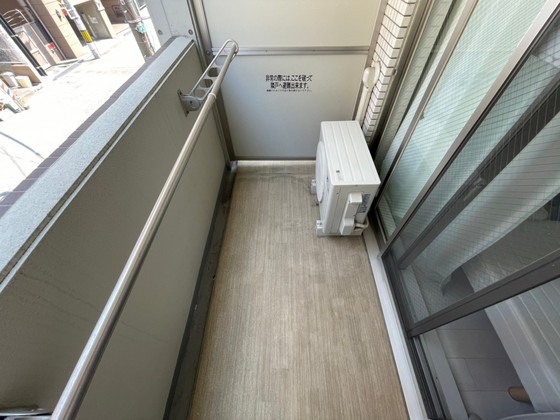 バルコニー　※別部屋の写真です
