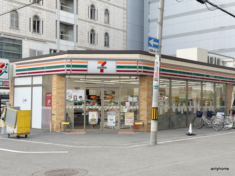 コンビニ　セブン-イレブン 堺筋本町南店（コンビニ）まで198m