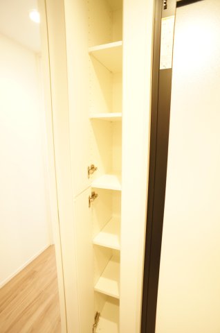 収納　洗面所収納はタオルや衣類入れに便利です♪