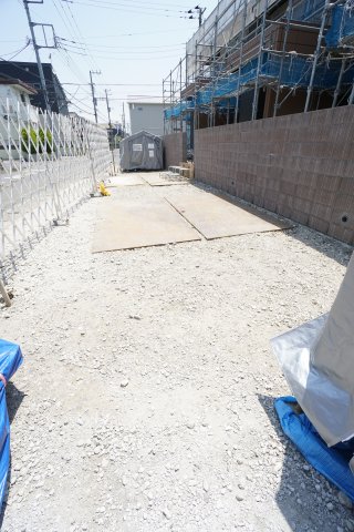 駐車場　※建設中の写真です。