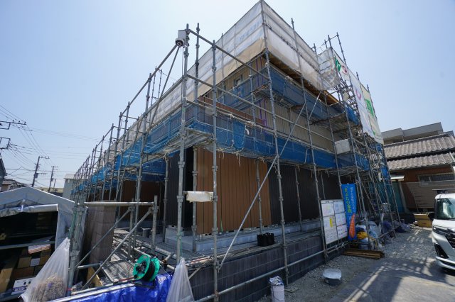 建物外観　※建設中の写真です。