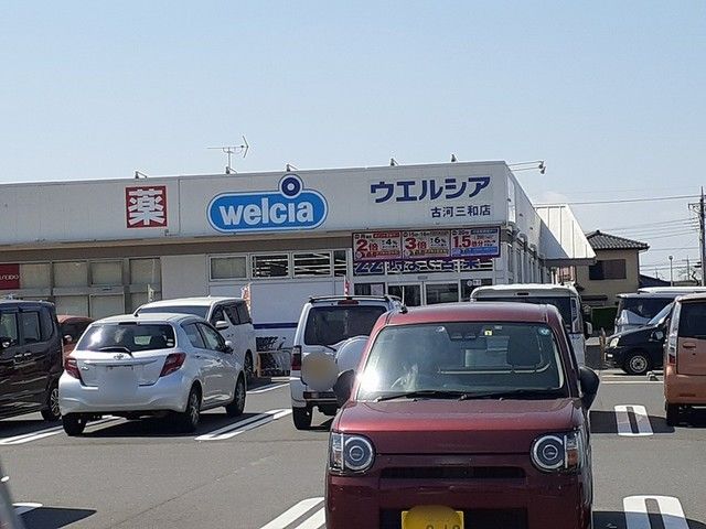 ドラックストア　ウエルシア古河三和店（ドラッグストア）まで600m