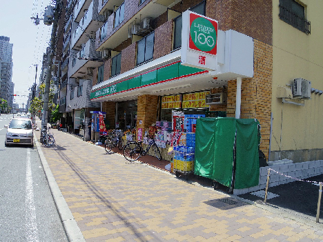 コンビニ　100円ローソン（コンビニ）まで114m
