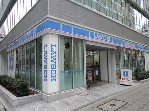 コンビニ　ローソン日本橋蛎殻町一丁目店（コンビニ）まで70m
