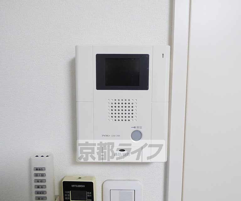 セキュリティ　来客時も安心です。