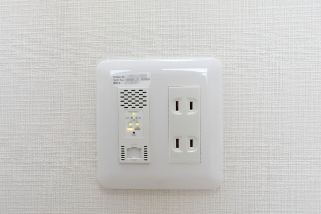 その他設備　壁内埋め込み式Wi-Fi