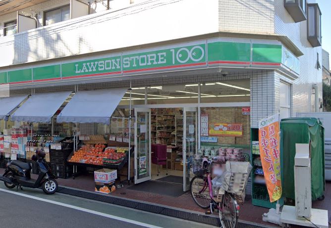 コンビニ　ローソンストア100 高円寺北店（コンビニ）まで625m