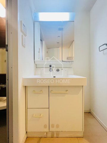 洗面設備　同マンション別部屋：参考写真