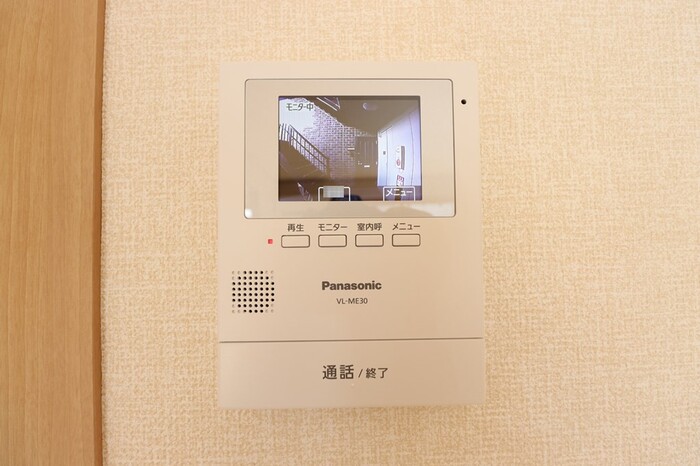 セキュリティ　モニター付きインターホンです