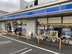 コンビニ　ローソン 新喜多東一丁目店（コンビニ）まで454m