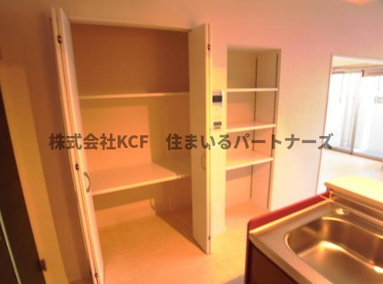 収納　ちょっとした収納スペースも充実しています