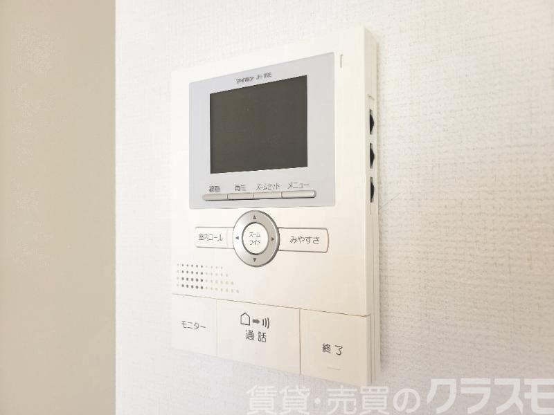 セキュリティ　来訪者が確認できるモニターホン♪