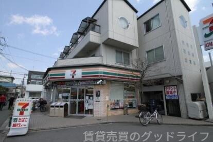 コンビニ　セブンイレブン京都花園店（コンビニ）まで348m