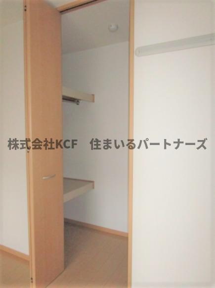 収納　たっぷりとした収納スペースです