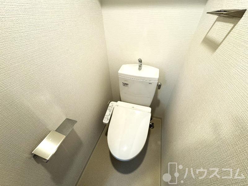 トイレ　温水洗浄便座です！