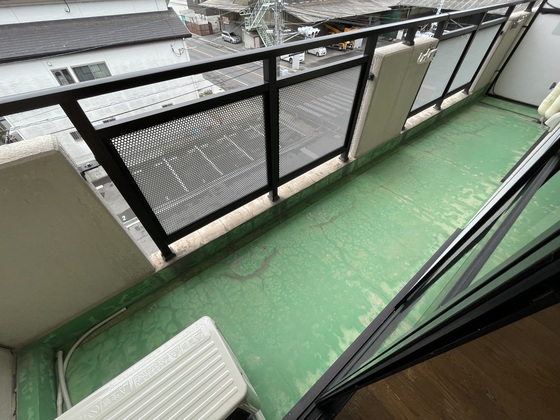 バルコニー　※別部屋の写真です