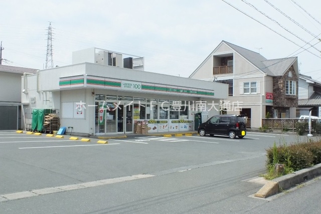 コンビニ　ローソンストア100豊橋多米西町店（コンビニ）まで257m