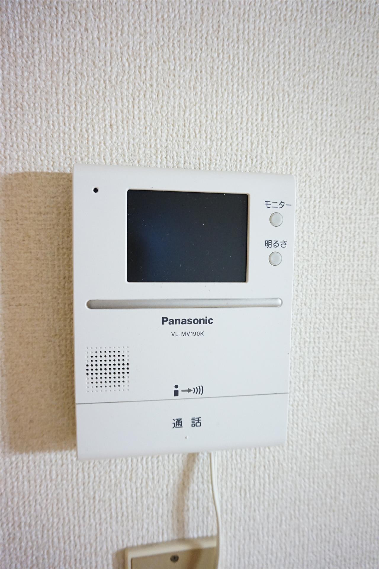 セキュリティ　ＴＶモニター付なのでセキュリティ面も安心