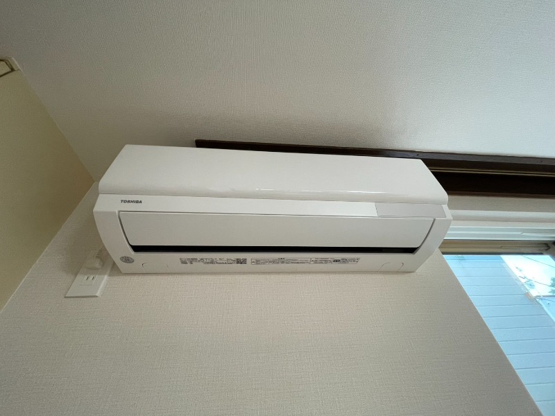 その他設備　エアコンが設置してありますので、寒暖対策もばっちり。