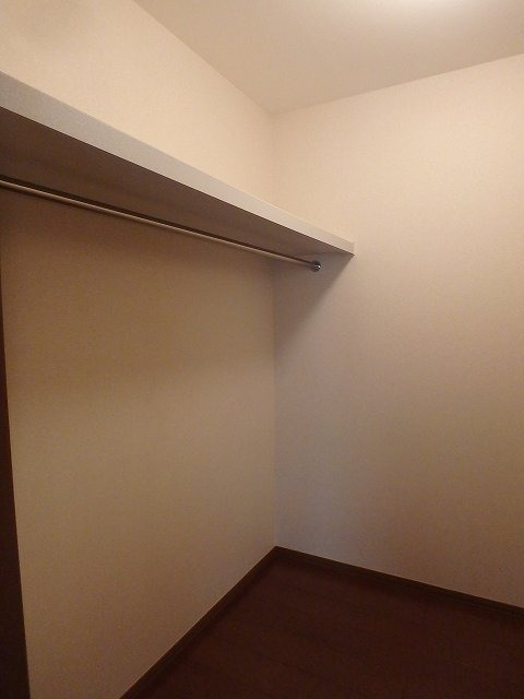 収納　反転した間取りの室内写真です