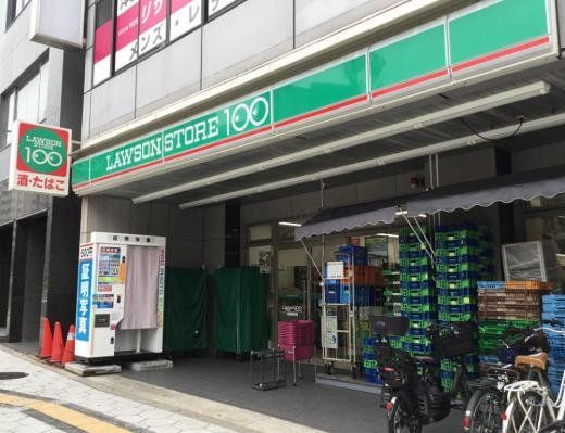 コンビニ　ローソンストア100鶴橋駅前店（コンビニ）まで270m