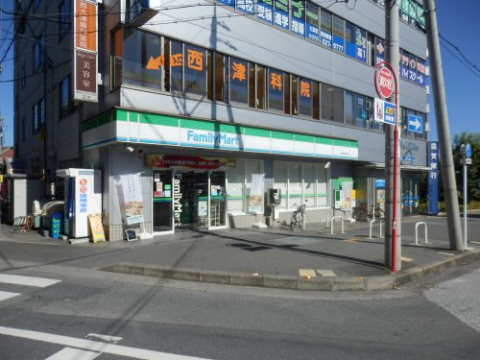 コンビニ　ファミリーマート　大津京駅前店（コンビニ）まで400m