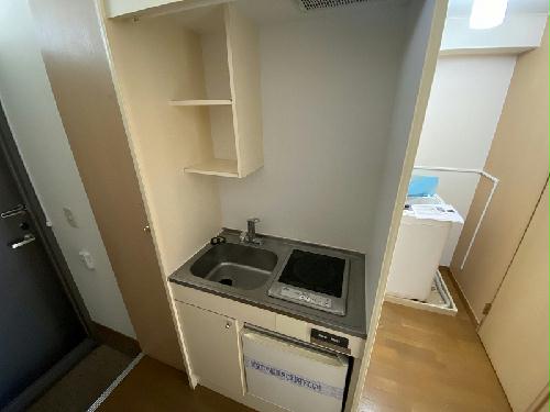 キッチン　部屋によって家具家電の有無が異なります