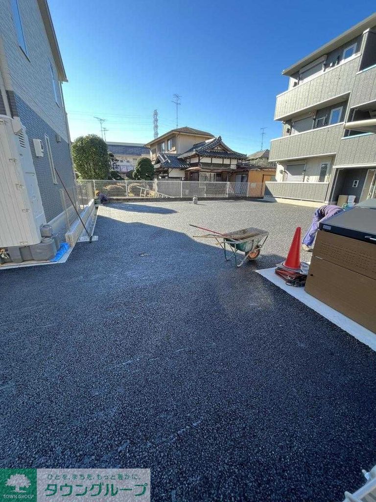 駐車場　眺望