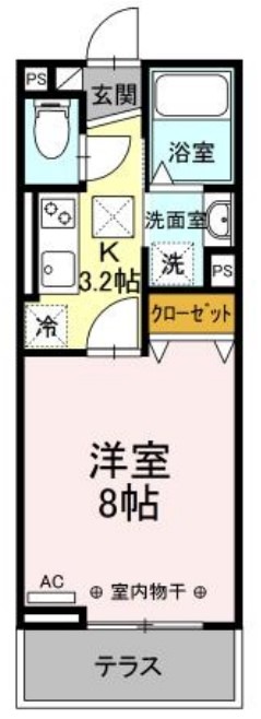 遠州鉄道 八幡駅 徒歩22分 3階建 築5年の間取り写真