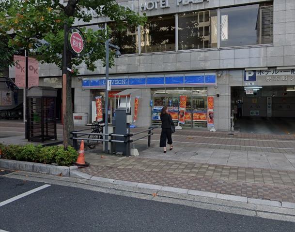 コンビニ　ローソン岡山本町店（コンビニ）まで718m
