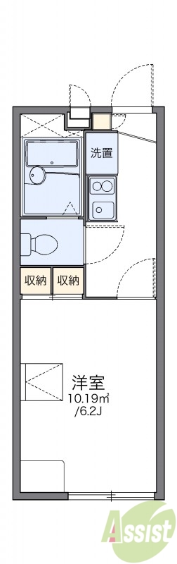 レオパレスヴィラ曽根Aの間取り写真