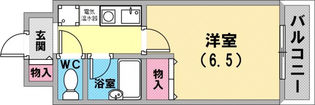 ブルーム神戸三宮の間取り写真