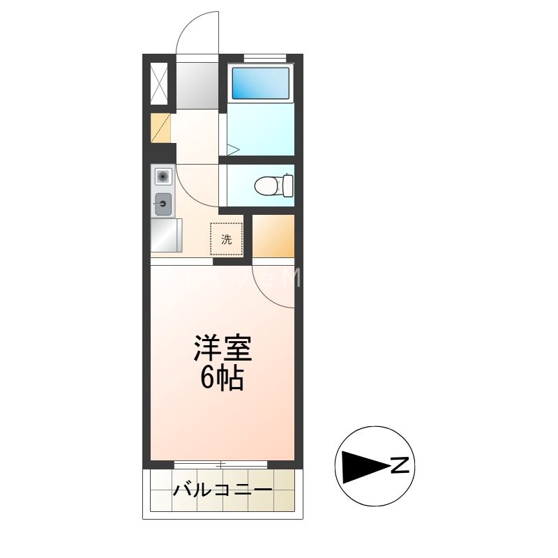 ラポールの間取り写真